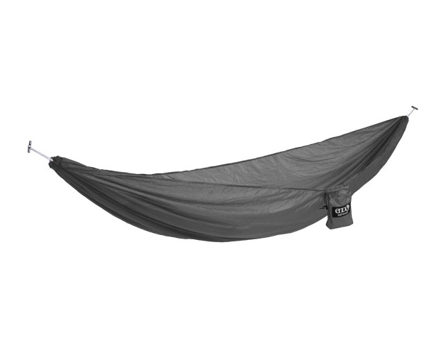 Sub6 single travel hammock charcoal by ENO EN-LH6039 color grey/silver