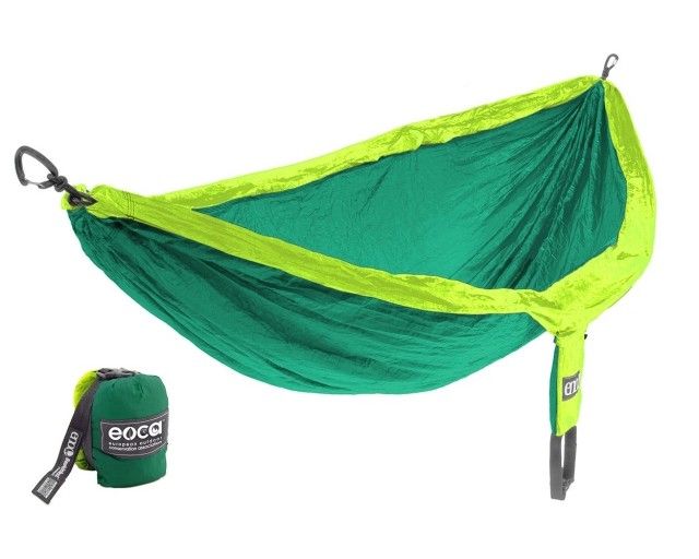 EOCA DoubleNest - Double Light Hammock give back to nature by ENO EN-Z-EOCA-DH color green