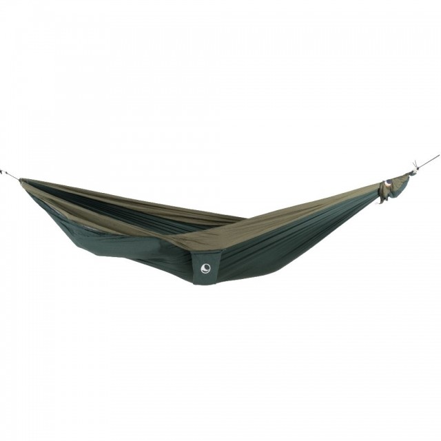 Double travel hammock forest green-army green by Ticket to the moon TM-THD-0524 color groen