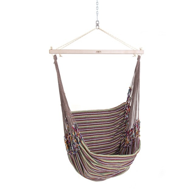 Chico Hammock Chair Cotton Including Swivel, Carabiner And Chain Extra Mulitcoloured 7 by Chico CI-3107 color multicolor