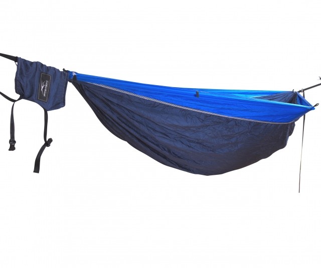Camper Travel Hammock azul escuro - azul claro incluindo material de fixação by Hideaway Outfitters HO-0010171617 color azul