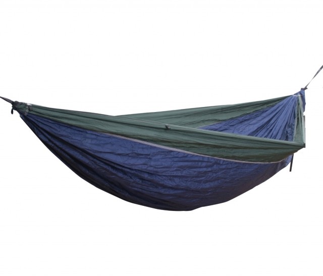 Camper Double hammock Bottlegreen / Navy / Bottlegreen by Hideaway Outfitters HO-0010021602 color blue