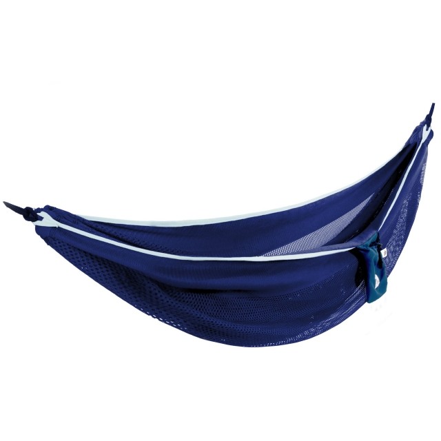 Mesh Polyester Hammock - Double - Navy/Turquoise by Vivere VI-MESH2-42 color wielobarwność
