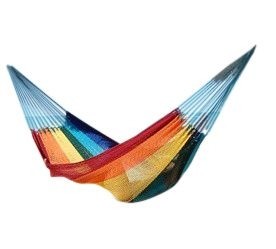 Mexican net hammock - Paradiso Double Plus by MacaMex MA-00228 color çok renkli