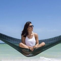 Hamac simple grande vert foncé by MacaMex MA-00114 color green