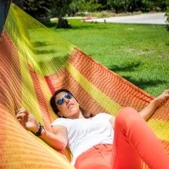 Hamaca Mexicana de Red - Family Solar Plus by MacaMex MA-00241 color multicolor