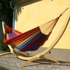 Hamac avec support Siesta Grande Verano Set pour deux personnes by MacaMex MA-90022 color multicouleur
