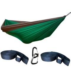 Amaca leggera OffRoad verde-kaki con cinghie ad albero by Hideaway Outfitters HO-0015000400 color verde