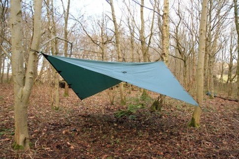 Bâche de camping 3x3m avec accessoires - tarp