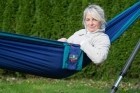 Camper Travel Hammock Double Blue Emerald 3936 by MacaMex MA-0923936 color blue
