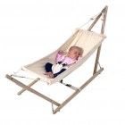 Koala Baby Hammock z okvirjem by Amazonas AZ-4060000 color podeželje / bež