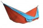 Double travel hammock orange-turquoise by TicketToTheMoon TM-THD-3514-OLD color orange