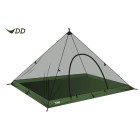 Tenda DD super leggera a rete piramidale XL - tenda interna con zanzariera e pavimento tenda by DD Hammocks DD-21530 color black